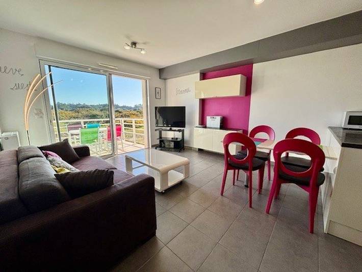 Gîte pour 4 personnes, avec balcon dans Plage Du Porigo