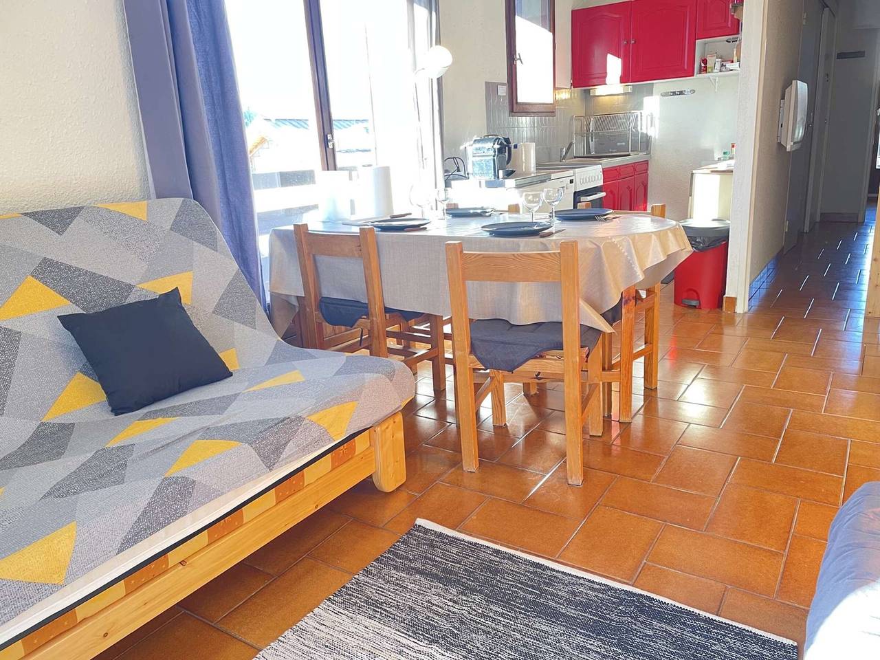 Apartamento entero, Apartamento en el corazón de Risoul: 3 piezas, 6 personas, pie de pistas in Station de Risoul, Risoul