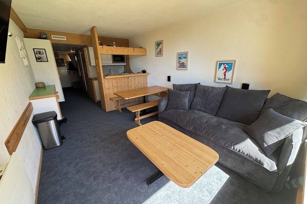 Ganze Wohnung, Wohnung 4 Personen voll nach Süden Zugangswege in Arc 1800, Bourg-Saint-Maurice