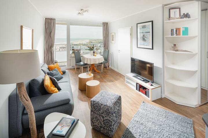 Ferienwohnung für 2 Personen, mit Ausblick und Balkon auf Norderney - 3