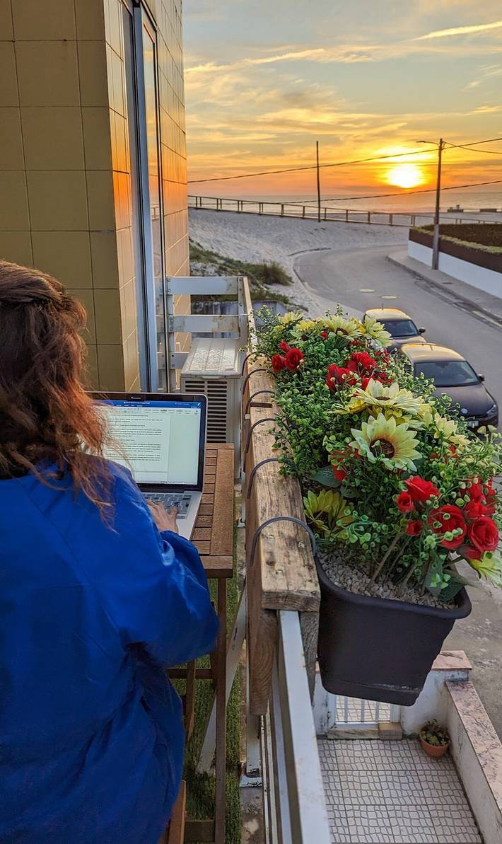 Ganze Wohnung, Apartment 'Costa Nova Ocean View' mit Meerblick, Wlan und Klimaanlage in Ria de Aveiro, Gafanha da Encarnação