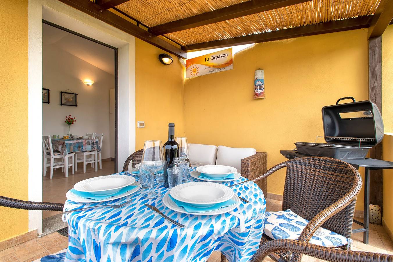 Ferienhaus 'La Capazza' mit Meerblick, Wlan und Klimaanlage in Viddalba, Sassari Provinz