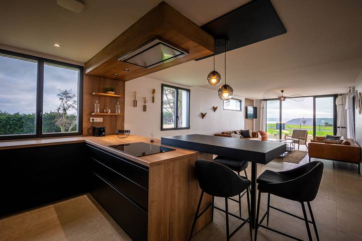 Villa für 12 Personen, mit Ausblick und Pool sowie Garten und Meerblick - 1