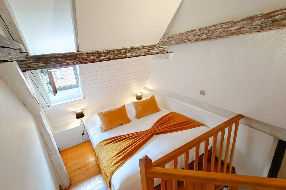 Ganze Wohnung, La Maison Bleue - Historic house in the heart of Riquewihr. \"Le Chamois\" 2 guest flat in Riquewihr, Regionaler Naturpark Belchen der Vogesen