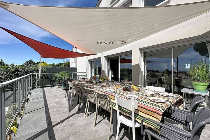 Location de vacances pour 15 personnes, avec jardin dans Plage de La Joselière