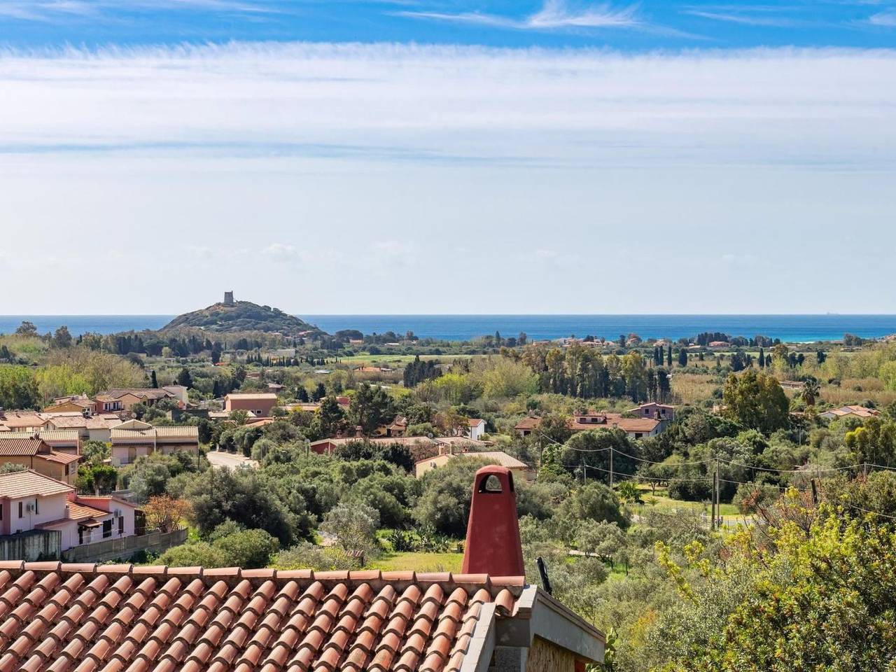 Appartamento intero, Haus mit Panoramablick in Chia in natürlicher Umgebung in Chia, Domus De Maria