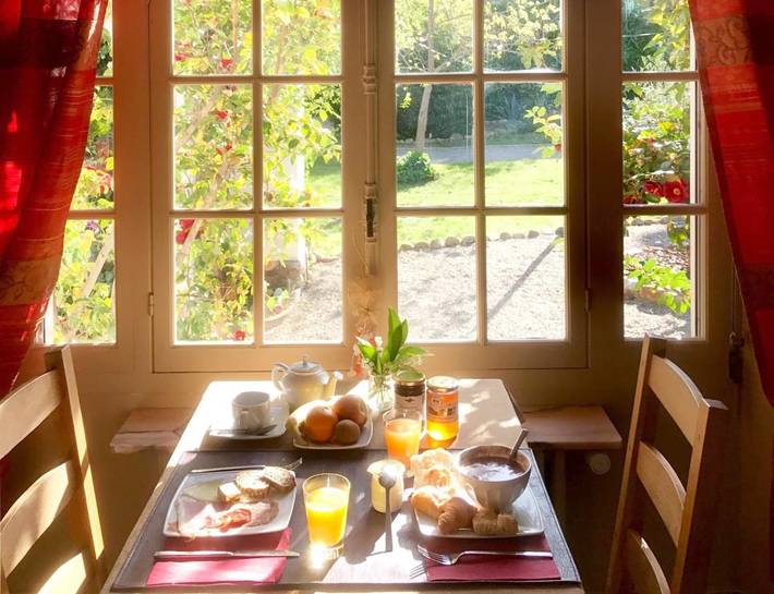 Maison d’hôte pour 2 personnes, avec sauna et vue ainsi que jardin et piscine à Prades - 3