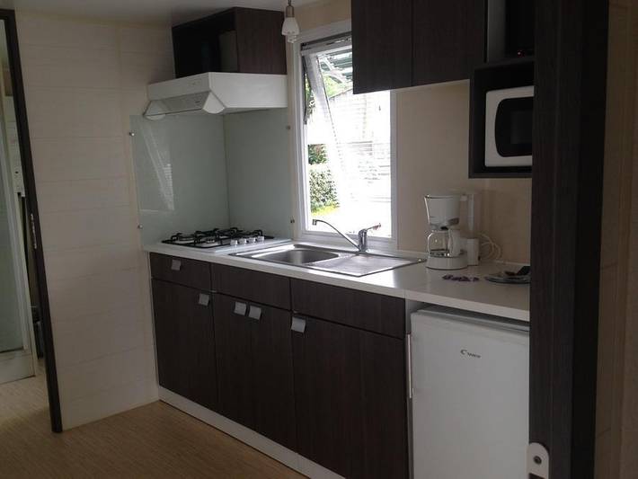 Camping le Beaupré - Mobilheim 5 personen - O'Phéa 23m² integrierte Terrasse - 2 Schlafzimmer in Mesquer, Côte d'Amour