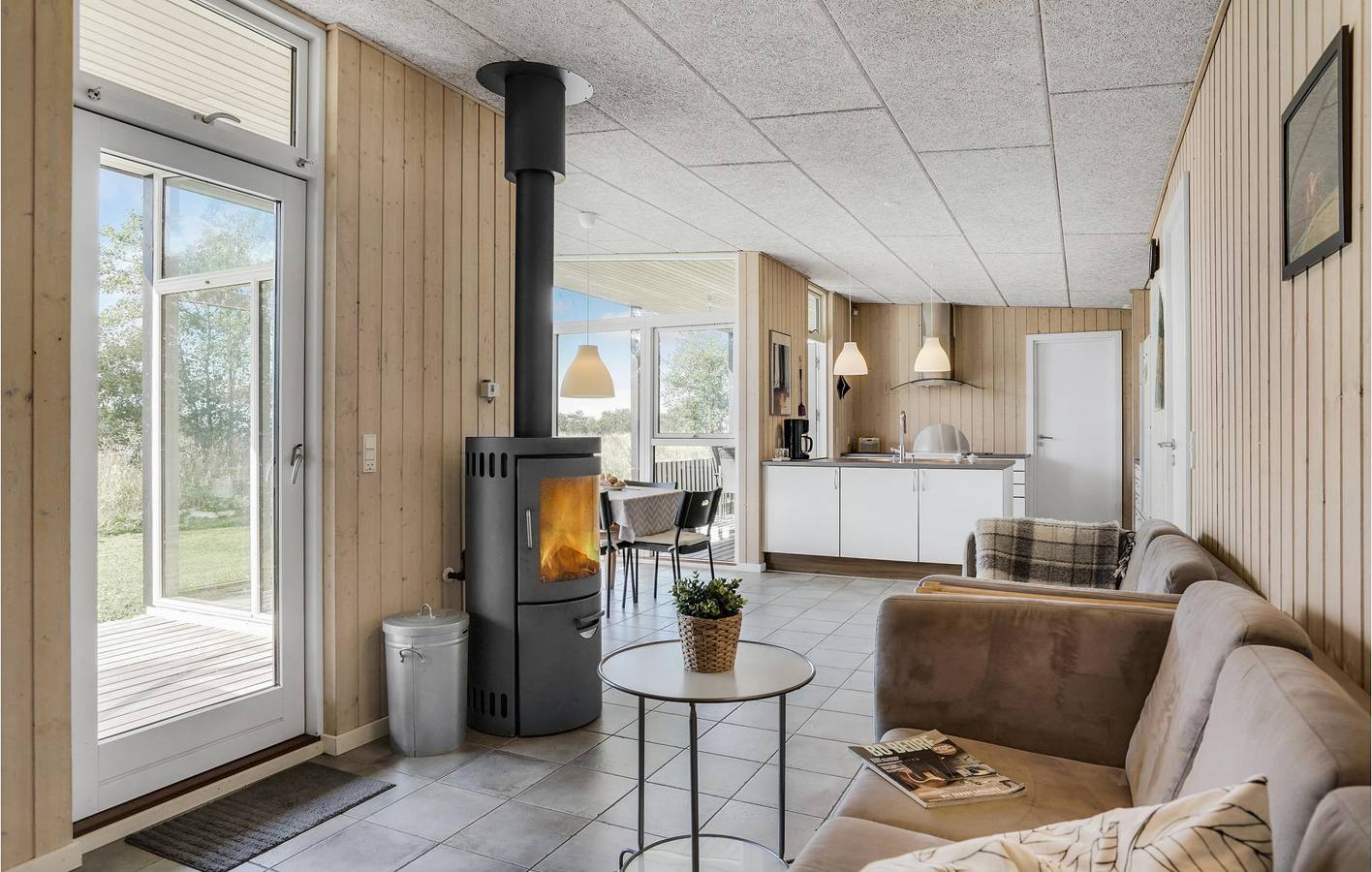 Holiday home for 8 people with terrace in Fjerritslev, Jammerbugt