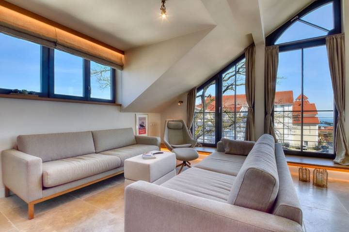 Ferienwohnung für 4 Personen, mit Balkon und Sauna in Binz