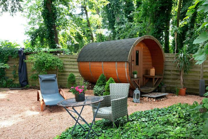 Ferienhaus für 3 Personen, mit Garten und Sauna sowie Seeblick in Berlin Umland