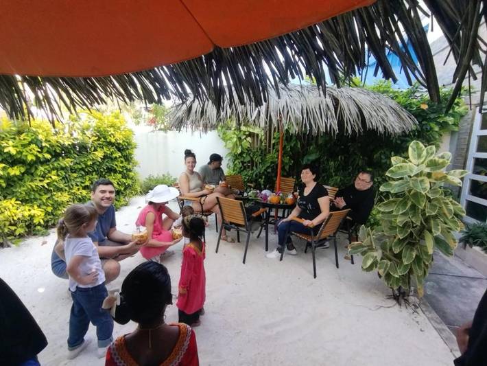 Ferienwohnung für 28 Personen, mit Garten und Ausblick auf den Malediven