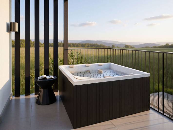 Villa pour 8 personnes, avec balcon ainsi que jardin et jacuzzi dans Rab - 2