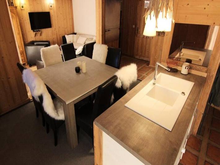 Chalet pour 8 personnes, avec balcon, animaux acceptés à Val Thorens