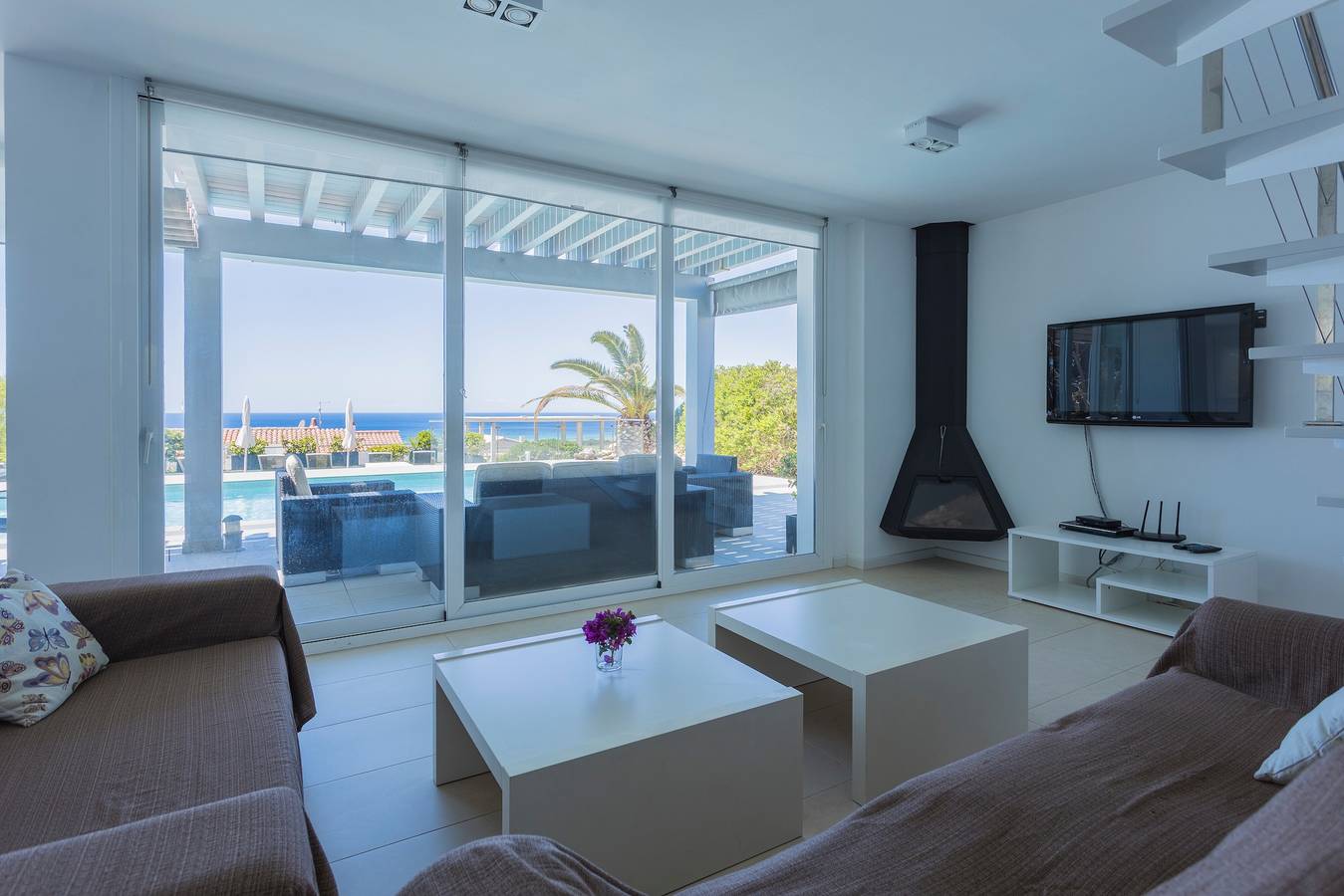 Country House 'V196  Villa Brisa' with Sea View, Wi-Fi and Air Conditioning in Sant Jaume, Alaior Municipality