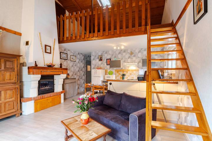 Gîte pour 4 personnes, avec Balcon et Jardin