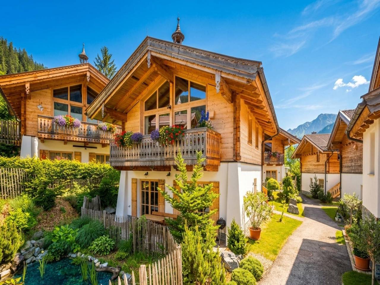 Chalet mit Bergblick und Sauna nahe Skilifte in Trattenbach Pinzgau, Pinzgau