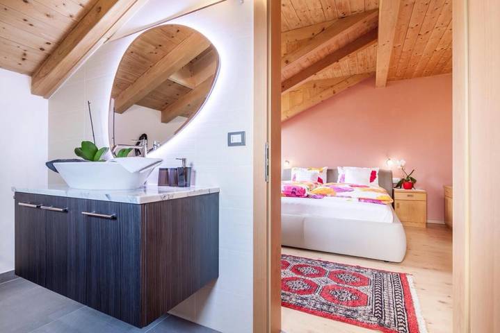 Chambre d’hôte pour 2 personnes, avec vue ainsi que jardin et balcon à Bolzano - 4
