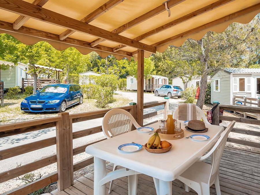 Camping La Baie des Anges - Mobilhome 4 personas - Classic | 2 Dormitorios | 4 Pers | Terraza elevada | Aire acondicionado in La Ciotat, Marsella region