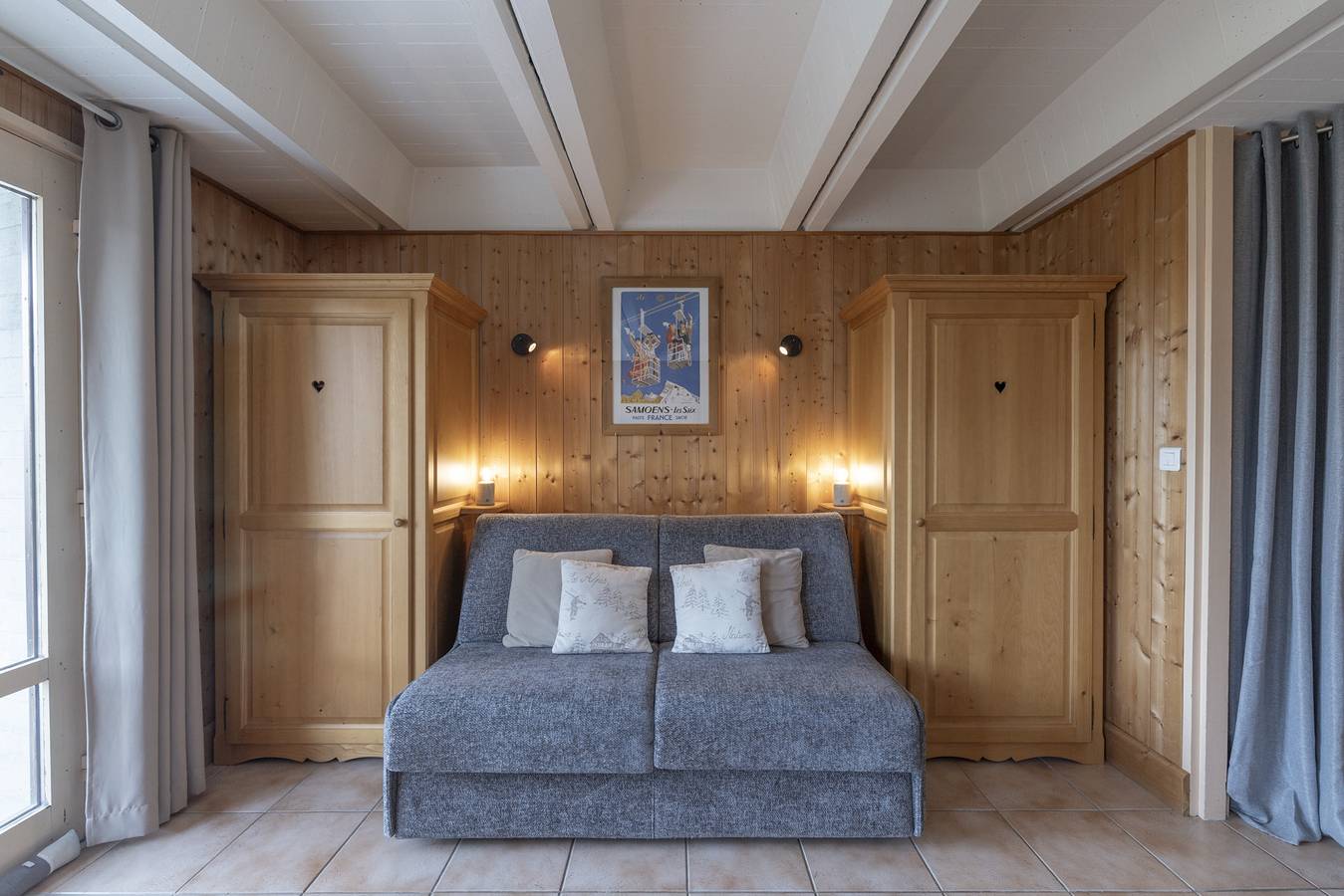 Geheel appartement, Appartement 'Flaine Studio J3' met Uitzicht op de Bergen, Balkon en Wifi in Flaine, Arâches-la-Frasse
