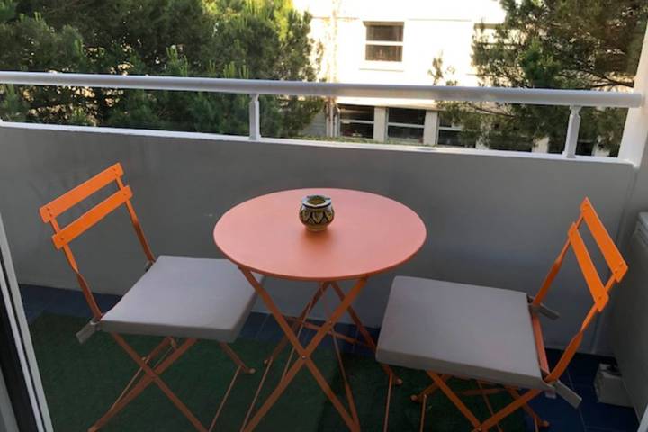 Gîte pour 4 personnes, avec terrasse dans Casino de la Plage (Arcachon)