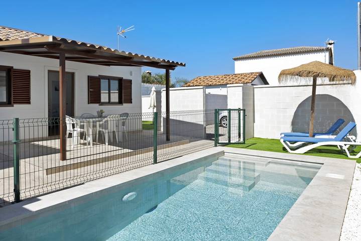 Chalet für 4 Personen, mit Garten, mit Haustier in Conil de la Frontera