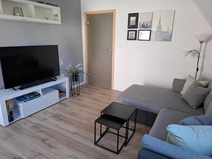 Appartement de vacances pour 4 personnes, avec vue et jardin