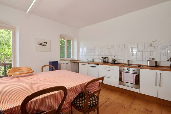 Ganze Wohnung, Apartment „Liendlhof – Tradition Alpenblick“ mit Bergblick, Balkon und Wlan in Prien, Prien am Chiemsee
