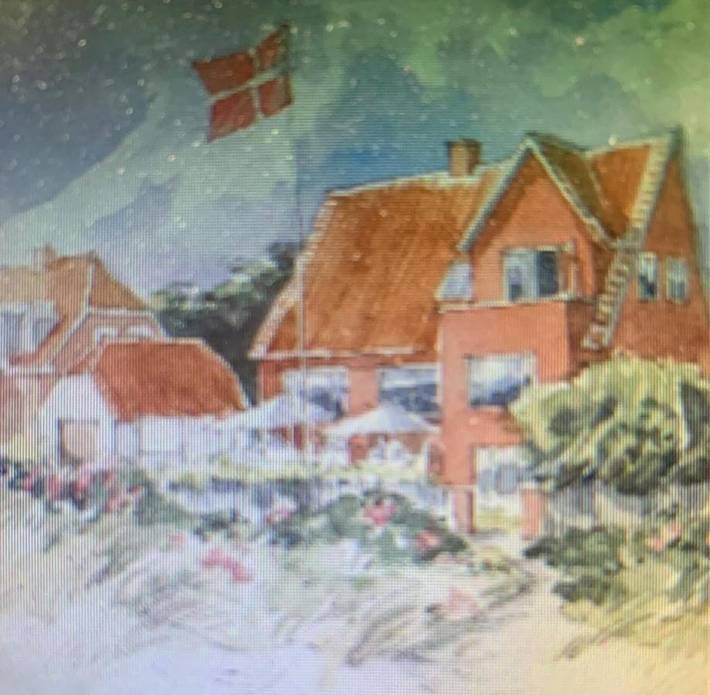 B&B für 4 Personen, mit Terrasse und Ausblick in Dänemark