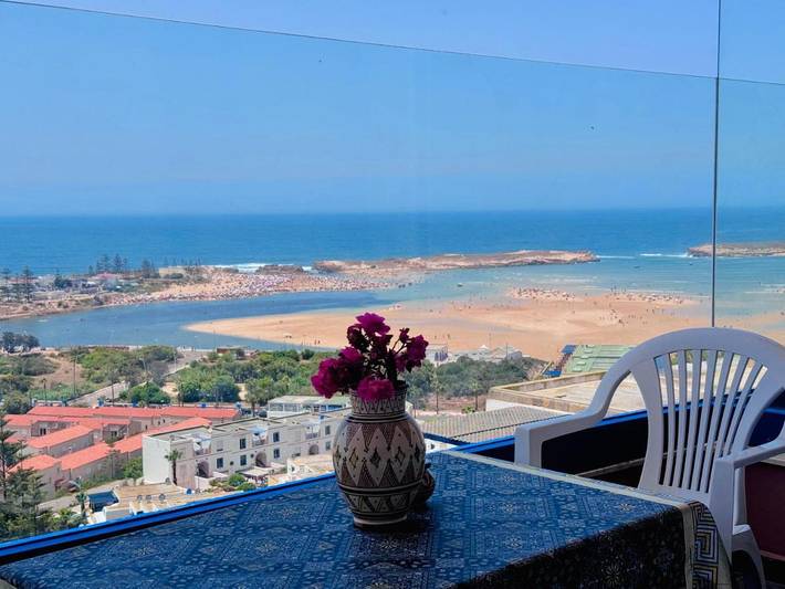 Maison de vacances pour 6 personnes, avec vue ainsi que vue sur le lac et jardin