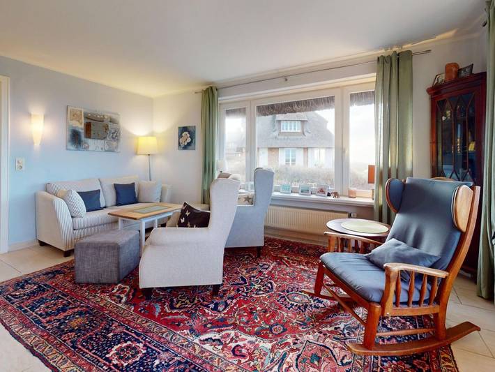 Haus Oberberg - Gemütliches Reetdachhaus für 6 Personen in den Dünen von Hörnum – Meerblick und Strandnähe inklusive in Strand Hörnum, Hörnum