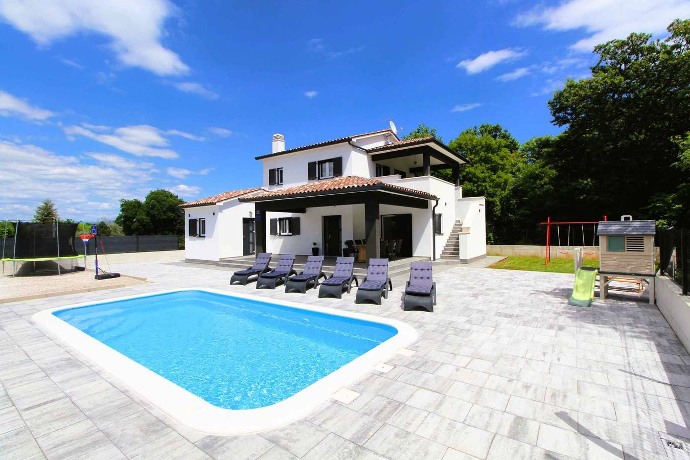 Maison de vacances avec piscine et climatisation  in Vinez, Côte Est de l'Istrie