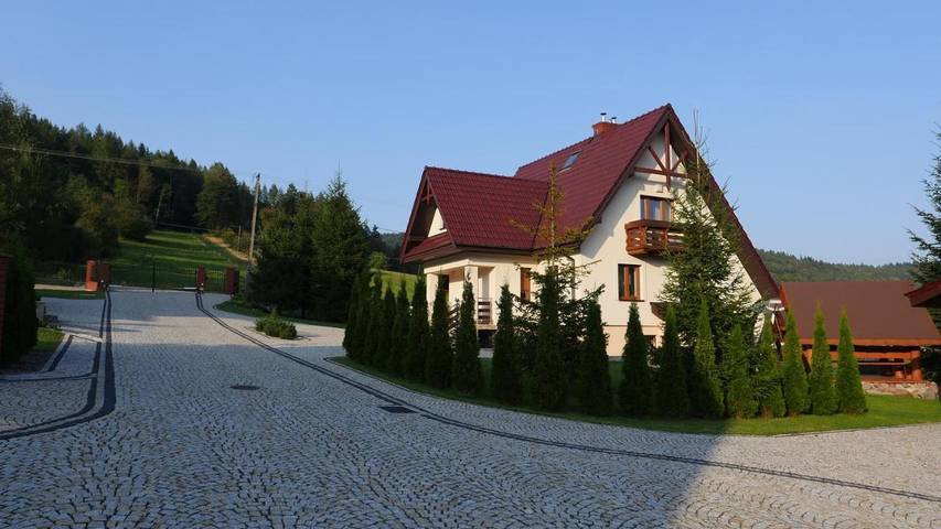 Dom dla 8 osób, z Balkon i Taras oraz Ogród i Widok w Kamianna