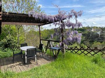 Cottage pour 4 personnes, avec vue et jardin à Annonay