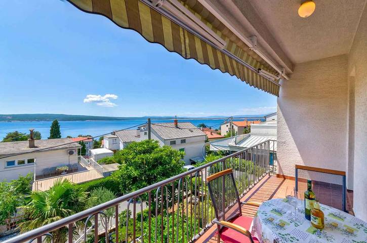 Apartament wakacyjny dla 4 osób, z balkon w Crikvenica