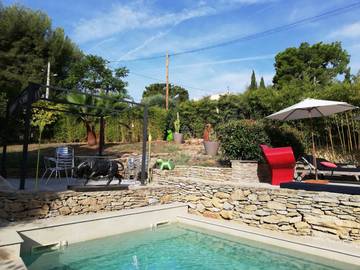 Chambre d’hôte pour 2 personnes, avec jardin et piscine à Saint-Cyr-sur-Mer