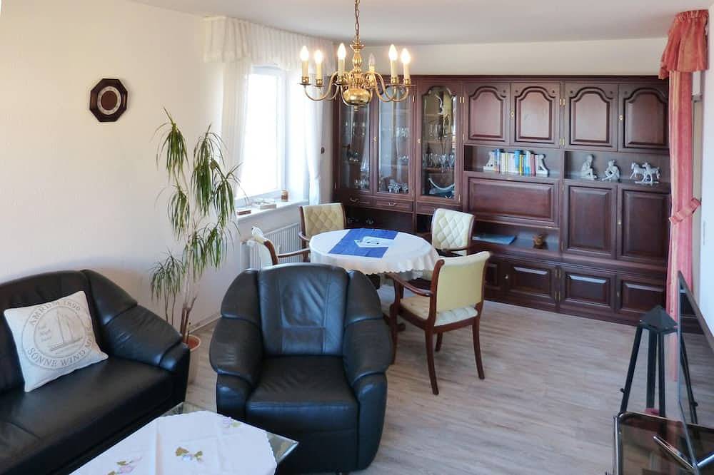 Ganze Wohnung, Haus Nordenlicht Ferienwohnung Naujokat mit Meerblick, 100 m zum Strand in Wittdün, Amrum