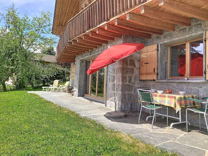 Location de vacances pour 8 personnes, avec jardin ainsi que balcon et vue dans Chesières - 3