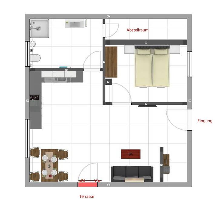 Ferienwohnung für 2 Personen, mit Garten in Waging am See