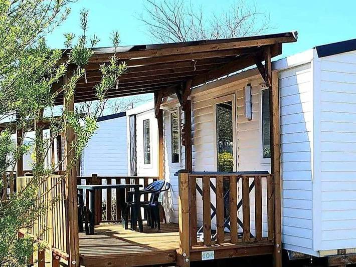 Mobil home pour 6 personnes, avec piscine à Les Vans - 4