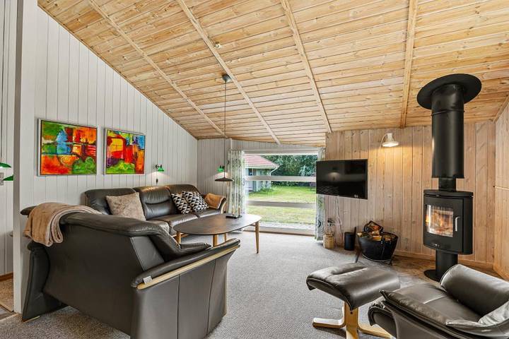 Ferienhaus mit Sauna & Kamin auf schönem Grundstück in Nørre Nebel, Varde