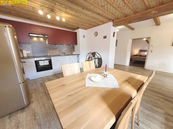 Ferienwohnung für 4 Personen, mit Terrasse und Garten sowie Ausblick im Salzkammergut