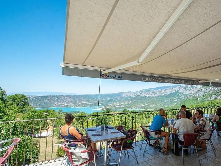 Camping de l'Aigle - Unterkunft 2 personen - Pod - 6m² (ohne Sanitäranlagen) in Aiguines, Brignoles Region