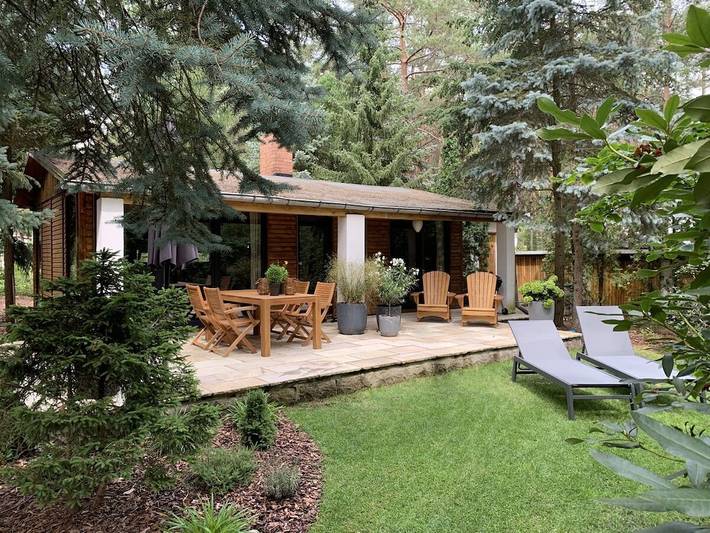Bungalow im Wald in Borkwalde, Mittelmark