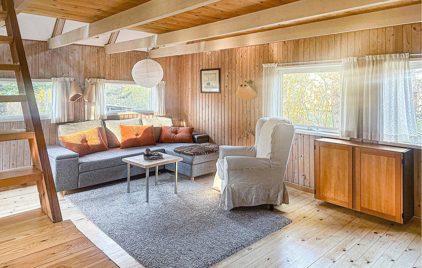 Feriehus for 6 personer med have in Sejerø