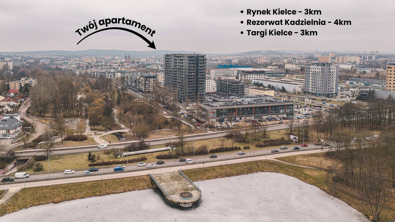 Ganze Wohnung, Torre 86 - Widokowa Panorama Kielce Plaza Tower in Kielce, Heiligkreuz