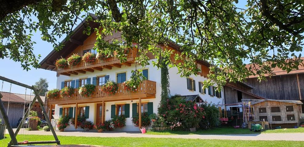 Bauernhof für 5 Personen, mit Balkon und Garten sowie Sauna im Pfaffenwinkel