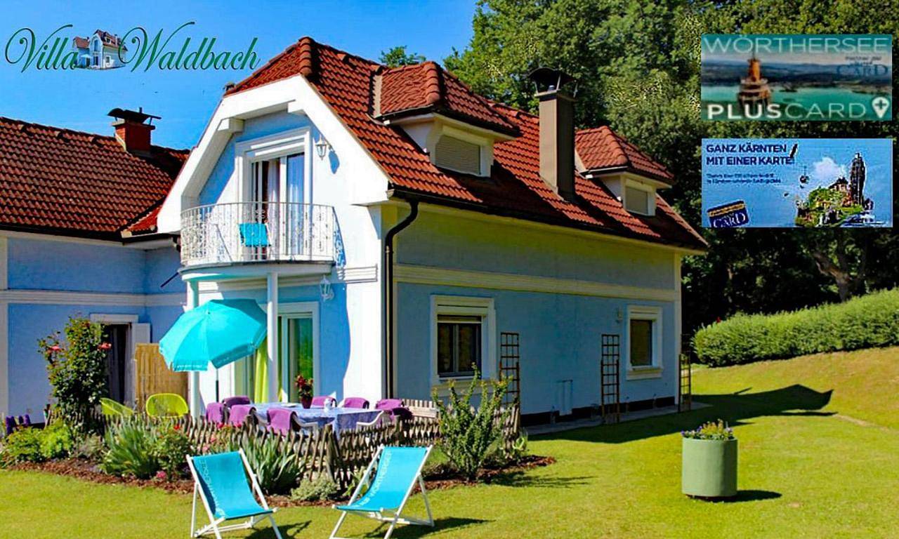 Ganze Wohnung, Ferienwohnung am Wörthersee Villa Waldbach in Krumpendorf am Wörthersee, Klagenfurt-Land