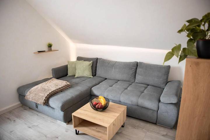 Ferienwohnung für 8 Personen, mit Whirlpool und Terrasse sowie Ausblick
