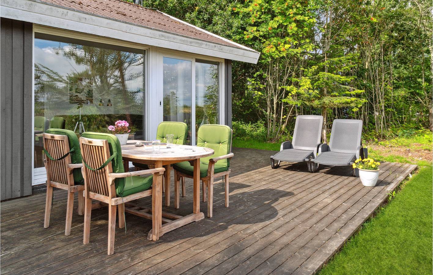 Ferienhaus für 6 Personen mit Terrasse in Åsted, Limfjord in Westjütland